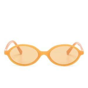 NWT Miu Miu oval orange sunglasses